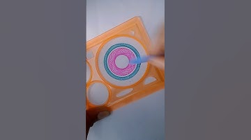 🔥Design ruler spirograph art🔥 #spirograph #design #scale #diy #stationery #art #drawing