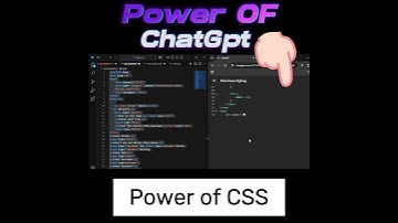 Power of ChatGpt | Power of Css #PowerofCss #chatgpt4