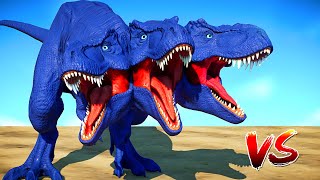 Jurassic World Evolution 3 Head T Rex vs Spinosaurus vs Allosaurus Dinosaurs Fighting