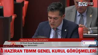 İYİ Parti Grup Başkanvekili Mehmet Satuk Buğra Kavuncu; Bu Ülkenin Bir Sığınmacı Problemi Var