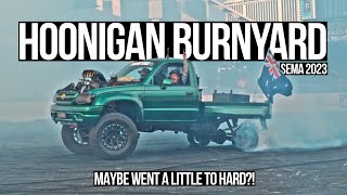 Luxifer Shuts Down Hoonigan Burnyard Sema 2023 Day 01