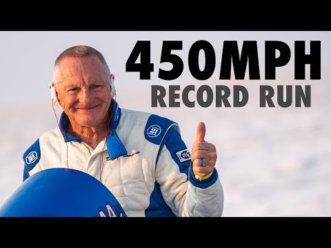 Danny Thompson's 450mph Speed Week Record Run