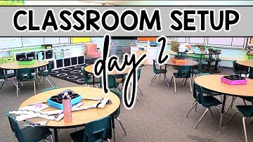 CLASSROOM SETUP 2022 - Day 2 | Bulletin Boards & Decorating