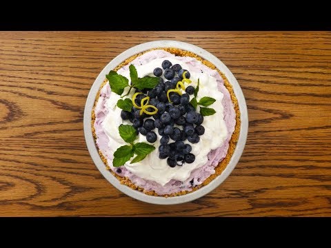 No-Bake Blueberry-Cheesecake Ice-Cream Pie | Southern Living