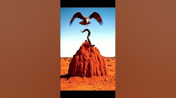 Eagle Takes Revenge on Snake After Mother Bird Sacrifices Her Life! 🦅🐍 #shorts