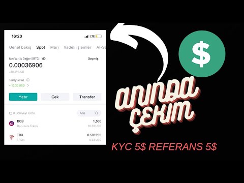 Anında Çekilebilir 5$ Kazan Yatırımsız