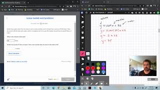 Khan Support: Linear models word problems