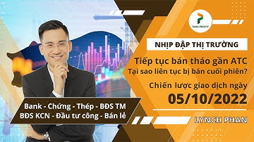Chứng khoán hôm nay | Tiếp tục bán tháo gần ATC - Lý do tại sao? Chiến lược giao dịch ngày 05/10
