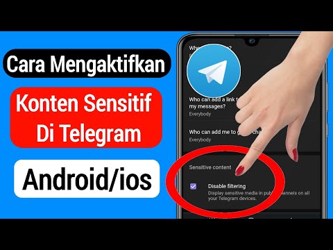 Cara Mengaktifkan Konten Sensitif Di Telegram ( Android/ios) | Pengaturan Konten Sensitif Telegram