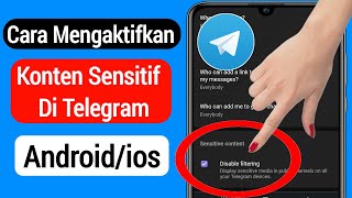 Cara Mengaktifkan Konten Sensitif Di Telegram ( Android/ios) | Pengaturan Konten Sensitif Telegram