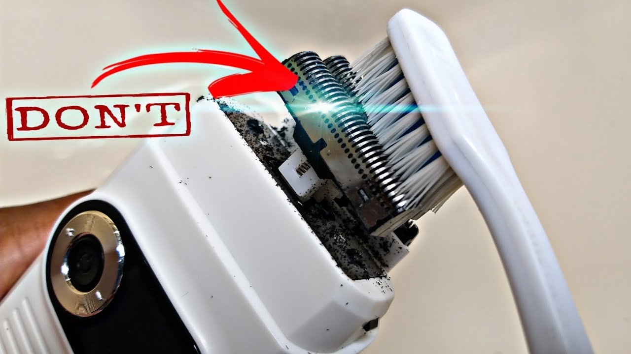 how to do a deep clean on your surker foil shaver without getting the