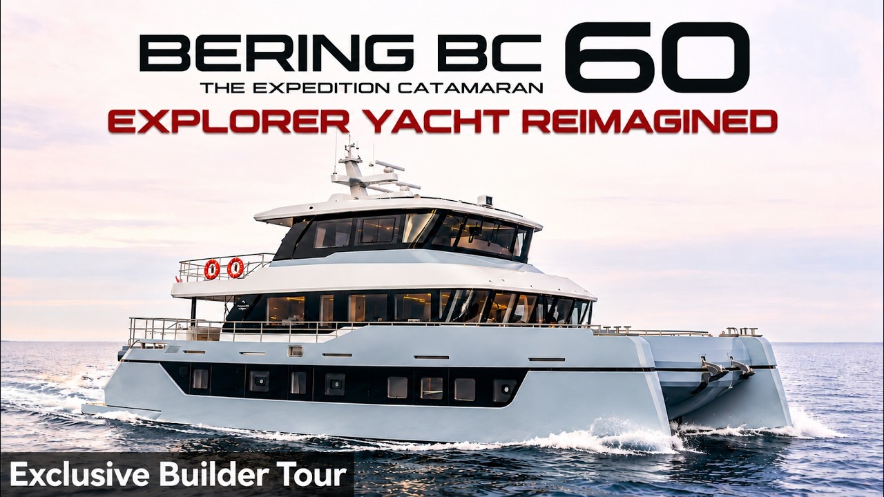 ⁣Bering BC60 First Complete Look | Inside Hull No. 1 of Bering’s New Long-Range Catamaran