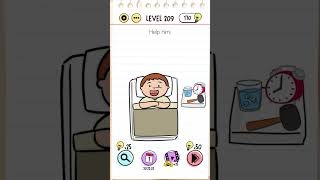 Brain Test Level 209 Help him #braintest