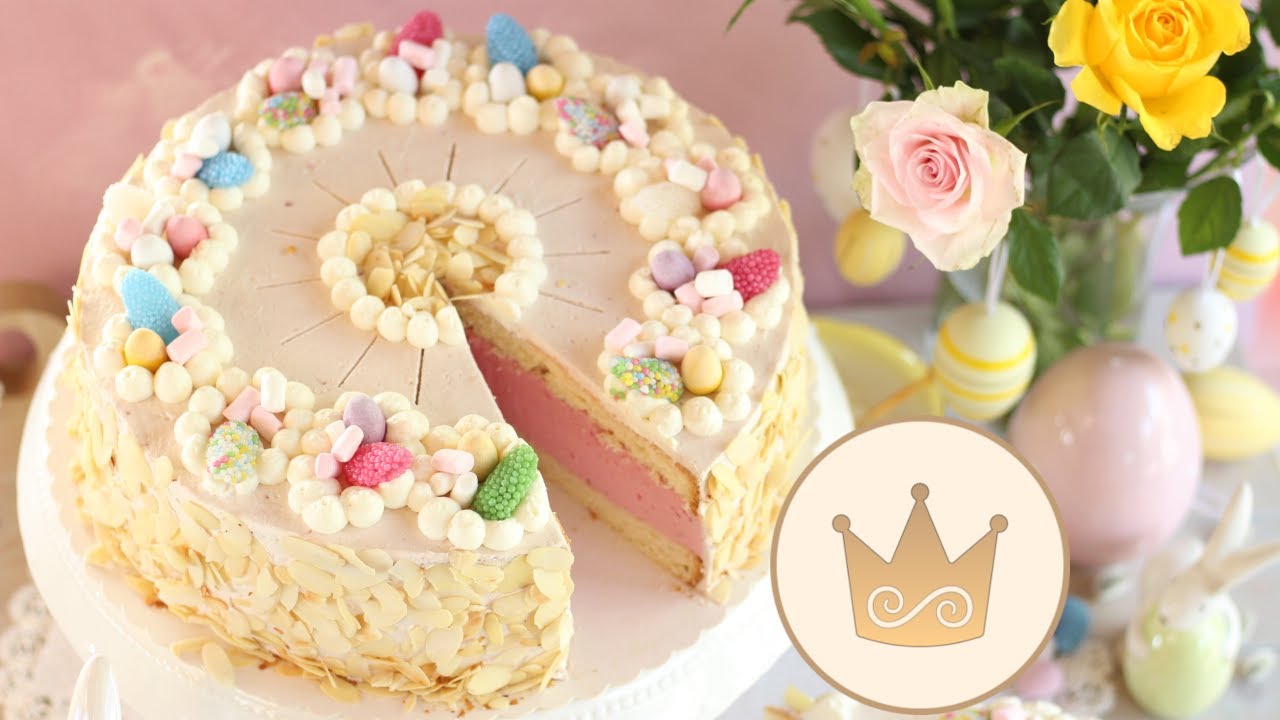 💝HIMBEER-QUARK-SAHNETORTE! OSTERTORTE BACKEN! REZEPT VON SUGARPRINCESS 🍰