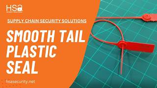 Smooth Tail Plastic Seals | Tamper-Evident Security Seals for Food Safety & Other Industries