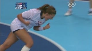 Women's Handball Semi-Final - NOR v KOR | London 2012 Olympics