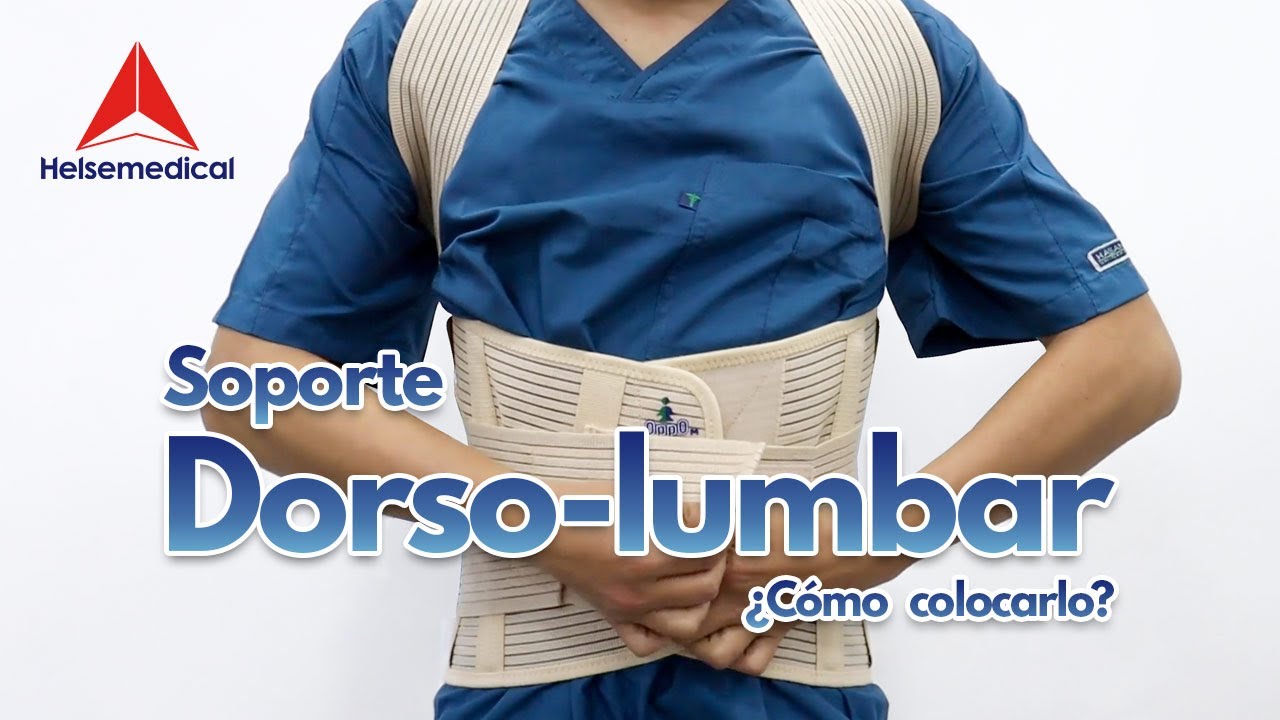 Como colocar una faja lumbar 