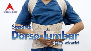 Como colocar una faja lumbar