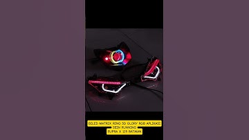 SupraX125 Batman Custom Biled Matrix Ring 5D Glory RGB + Sein Running  #supra #biled #suprax125