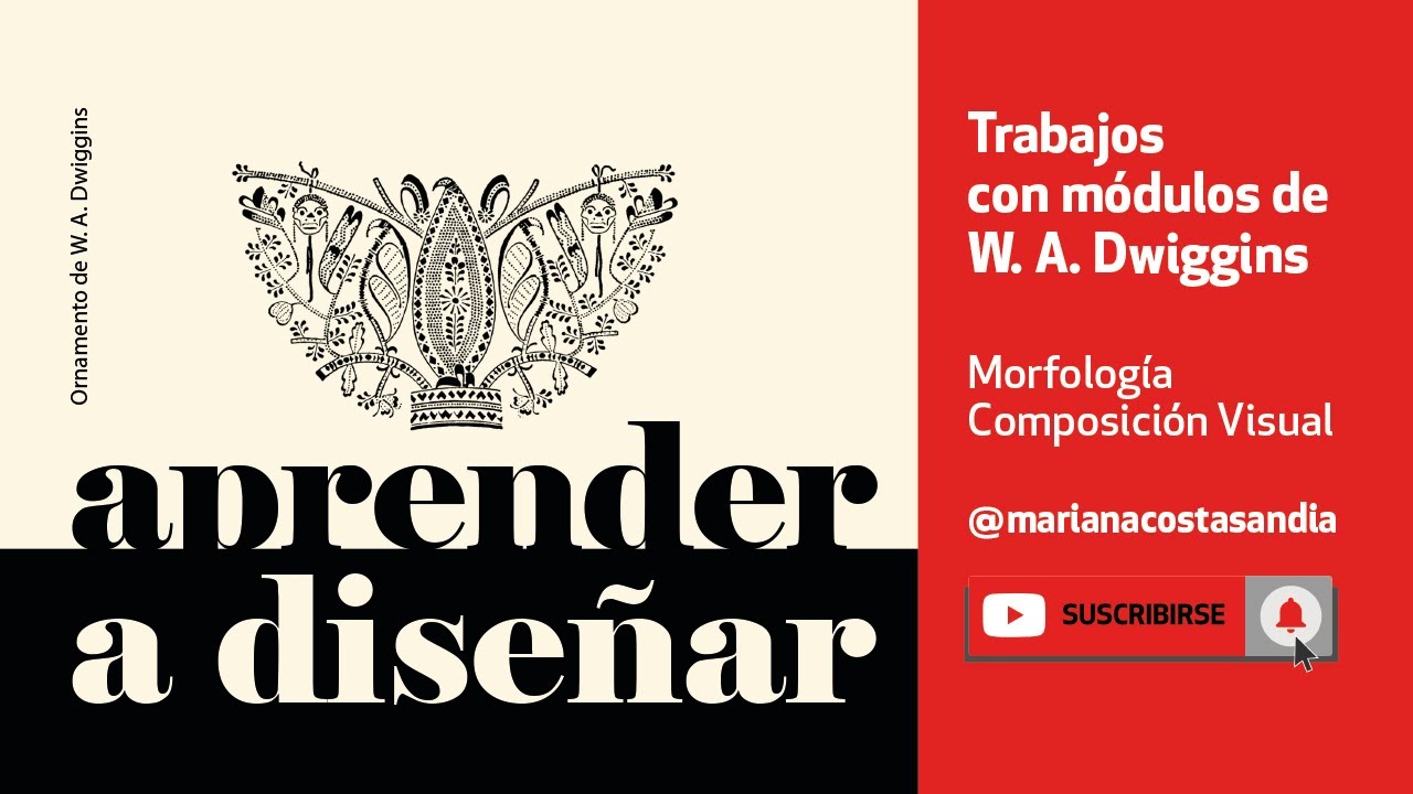 👉 Aprender a diseñar: Composición Visual 🍉Morfología/ Ornamentos de W. A. Dwiggins