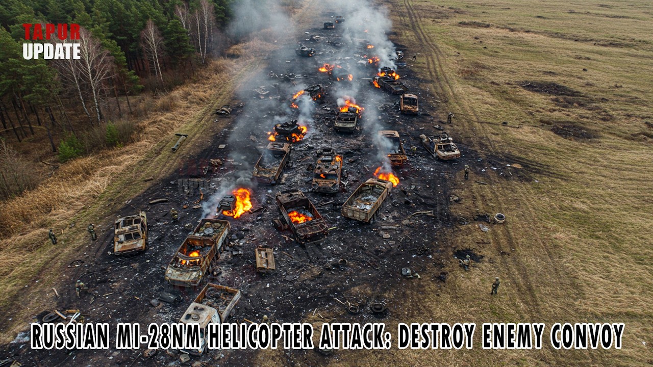 Unstoppable! How Russian Mi-28NM Helicopters OBLITERATE ENEMY Convoys
