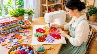 Look How Beautiful These Scraps Transform | Sewing Project Idea | Easy and Lovely