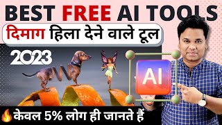 100% FREE  10 Best Free AI Tools (2023)  | Amazing AI Websites You Must Try