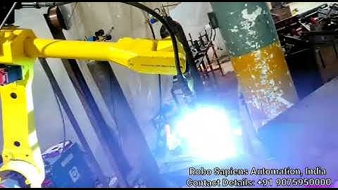 Welding Robot: By Robo Sapiens Automation, India +91 9075950000
