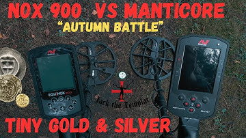 Minelab Equinox 900 vs Manticore - Tiny Gold & Silver