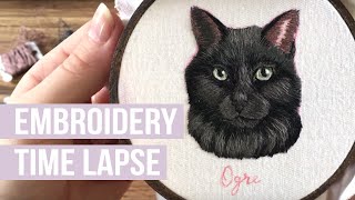 Watch Me Stitch / Cat Embroidery - Stitching Sabbatical