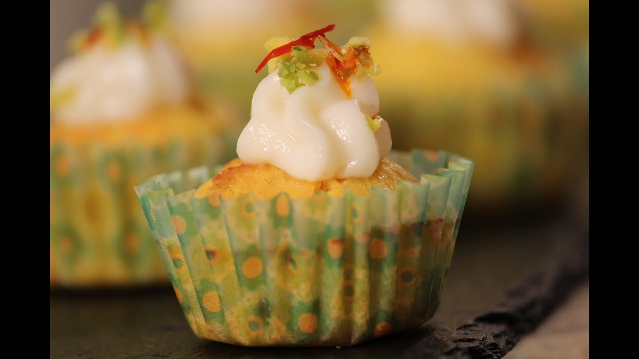 Kesar Pista Muffin With Shrikhand Frosting | Diwali Special Recipe | Sanjeev Kapoor Khazana