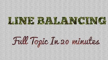 CMA|LINE BALANCING|OPERATIONS MANAGEMENT|By #Bikash