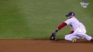 Pedroia makes nice play for out on Molina