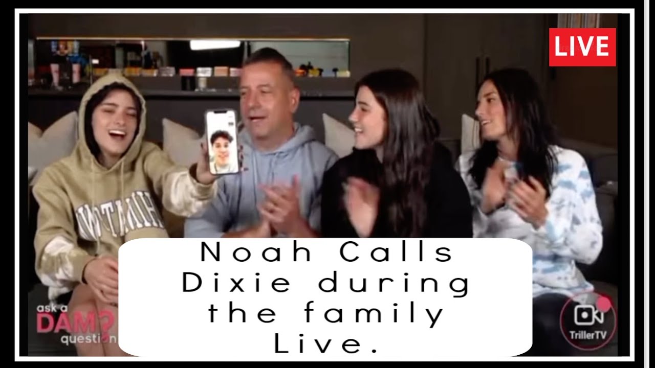Noah calls Dixie on the family live. 11 March