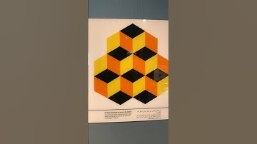 Are these cubes black on top or on the bottom? #illusion #puzzle #thisorthat #shorts #sciencemuseum