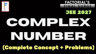 Complex Numbers for JEE 2027 | Part 2 | Doubts Discussions first 15 mins | Final Surge | LIVE