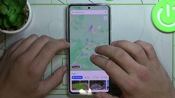 How to Pick Type of Map in Motorola Edge 20 - Change Google Maps Map Type
