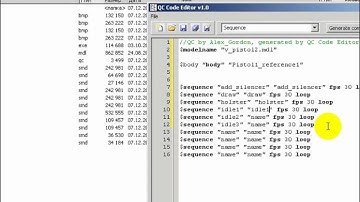 Demonstration of QC Code Editor Programm