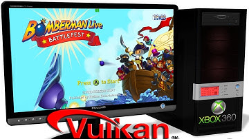 XENIA Xbox 360 Emulator - Bomberman Live: Battlefest (2010). Ingame. Vulkan api. Test #2