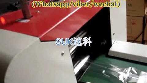 SK-250X horizontal napkin/cutlery set flow packing machine/wrapping machine