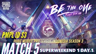 BTR RA NGAMUK WWCD 15 KILL | MATCH 5 SW1 D1 | PMPL INDONESIA SEASON 3