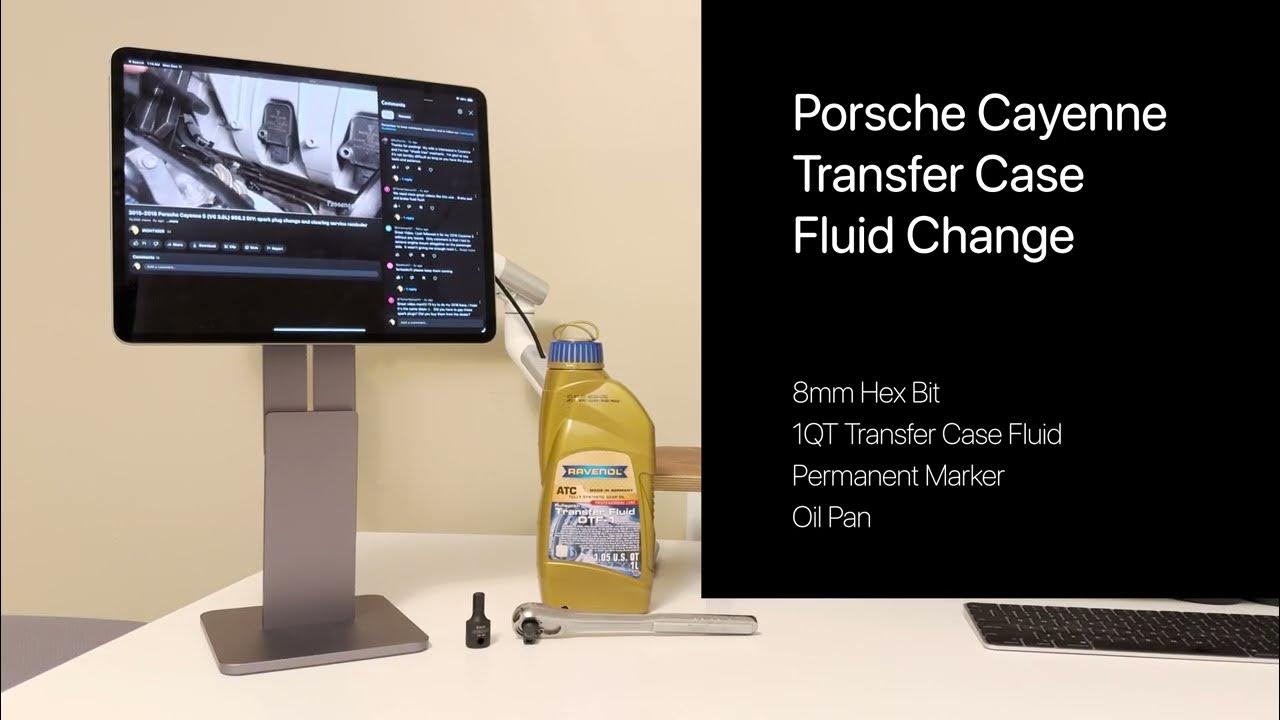 Porsche Cayenne Transfer Case Fluid Change 958 DIY YouTube