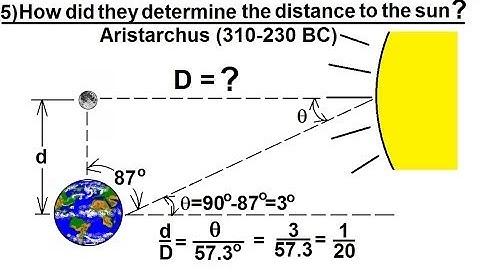 Astronomy - Measuring Distance, Size, and Luminosity (5 of 30) Distance to Our Sun: 1
