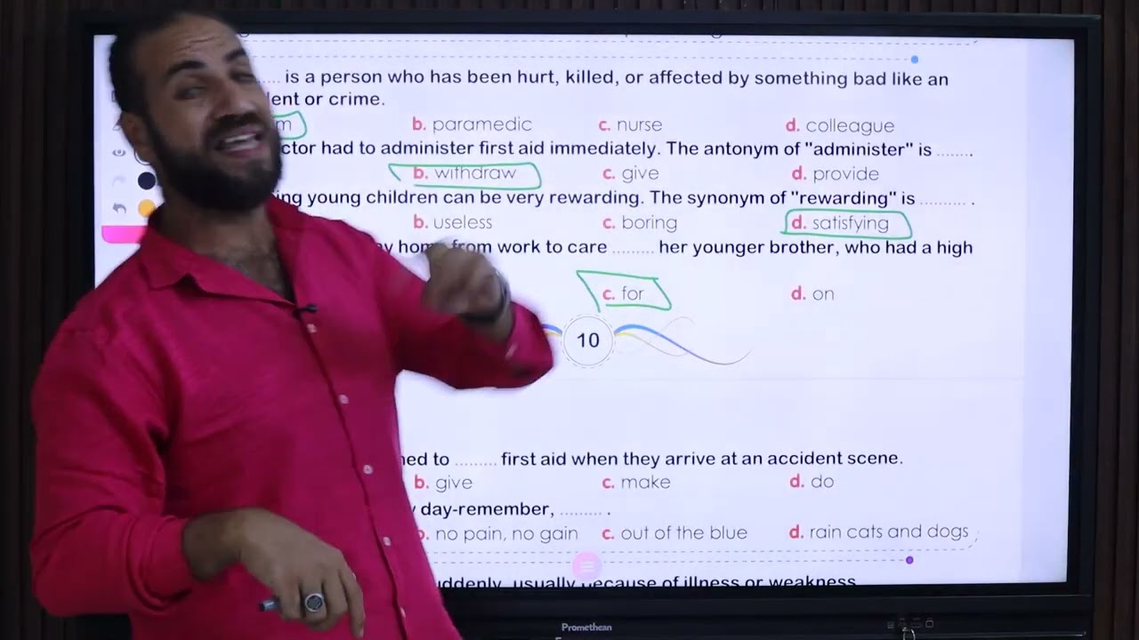 ورشة حل الكلمات والتعبيرات والمصطلحات  unit (1)  للصف الثالث الثانوي المنهج الجديد ٢٠٢٦