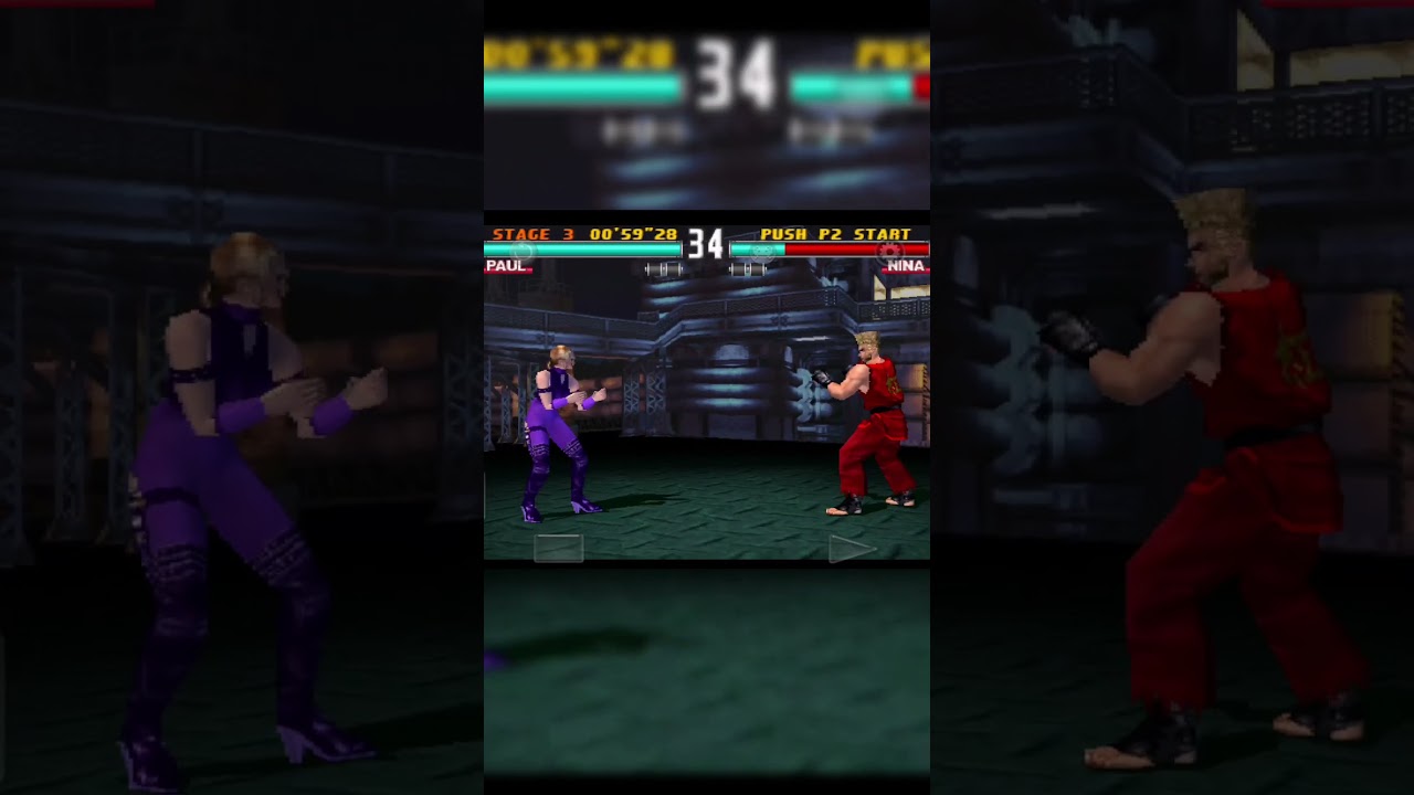 "Tekken 3 Gameplay Shorts | Epic Fighting Moves & Combos 🔥 