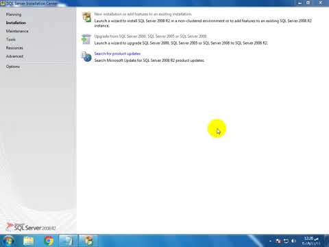 تثبيت SQL express 2008 R2 - YouTube
