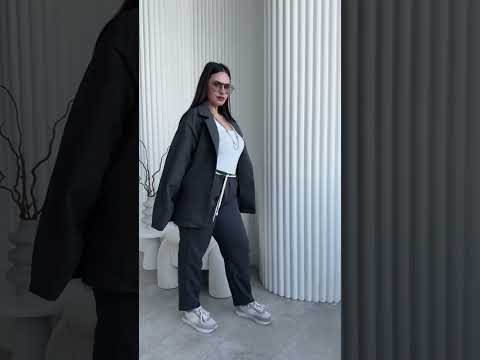 Костюм двійка офісний трикотажний, видео 1