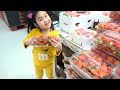 보람이와 코난의 콩순이 냉장고 마트놀이 Boram Refrigerator and food toys