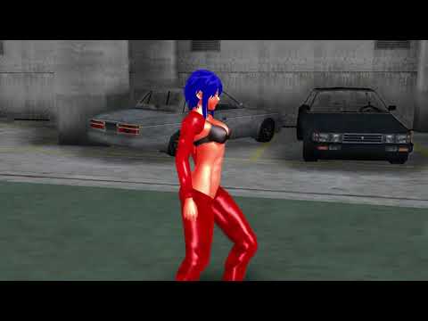 MMD belly punch