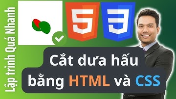 Tạo chuyển động cắt dưa hấu CHỈ BẰNG Html và Css